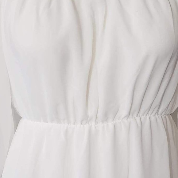 Afibi Off Shoulder Long Maxi Dress, Size M NEW - Picture 7 of 10